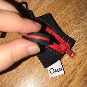 QALO **Men’s** Thin Red Line Silicone Ring